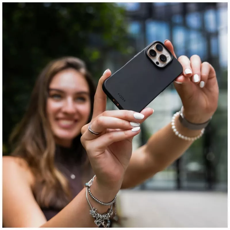 Fixed ReStory Rückseitenhülle für Apple iPhone 16e, TPU, Schwarz