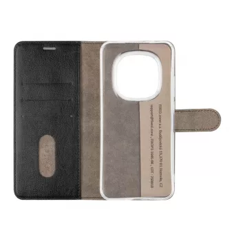 Fixed Opus Book Case für Xiaomi Redmi Note 15 Pro 5G - Leder, Schwarz
