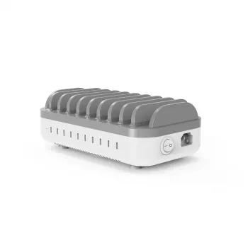 Compulocks 10-Port USB-C-Ladestation 200W – Weiß (EU)