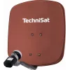 TechniSat 45 cm Aluminium-Offset-Satellitenschüssel mit Single-LNB 1445/8195
