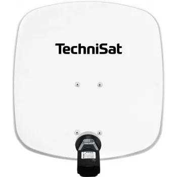 TechniSat SAT-Spiegel mit LNB, 45 cm Schüssel, Aluminium, Single LNB (1745/8195)