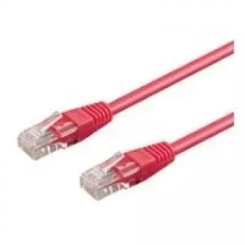Wentronic 1m Cat6 RJ-45 Netzwerk-Patchkabel, vergoldet, Magenta 95261