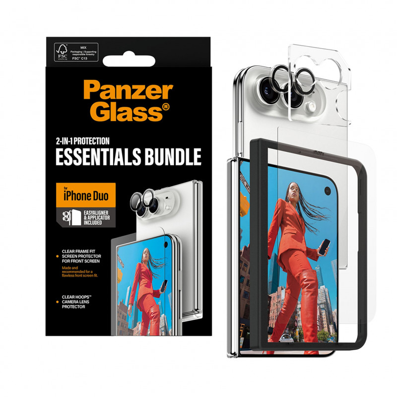 PanzerGlass 2-in-1 Essentials Bundle für iPhone 15 Pro Max