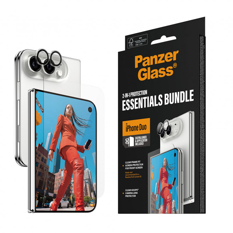 PanzerGlass 2-in-1 Essentials Bundle für iPhone 15 Pro Max
