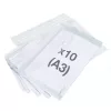 Rapesco ECO GRS A3 Dokumentenhüllen transparent (10er-Pack) 1817