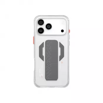Skinarma Haxa Magnetische Ladung + Grip Stand Transparente Hülle für iPhone 17 Pro