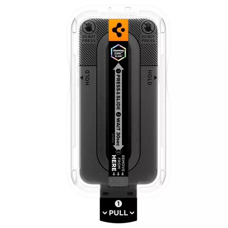 Spigen Glas.tR EZ Fit Pro HD Anti-Spy Displayschutzfolie aus gehärtetem Glas für iPhone 18 Pro (2er-Pack)