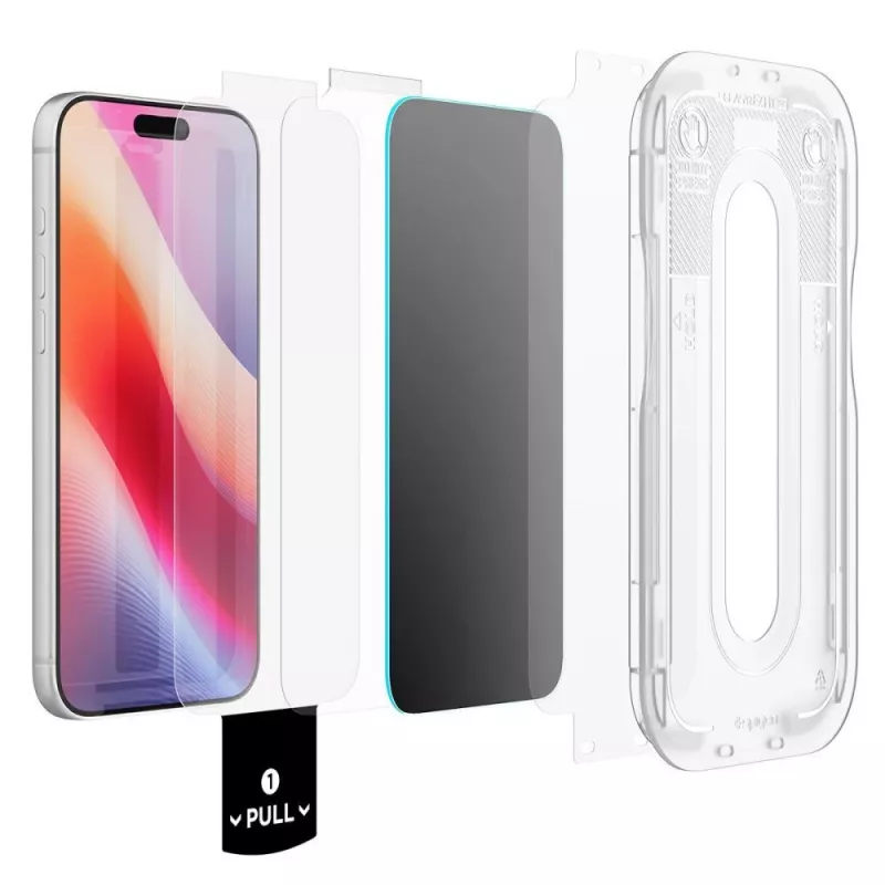 Spigen Glas.tR EZ Fit Pro HD Privacy Displayschutz aus gehärtetem Glas für Apple iPhone 18 Pro Max