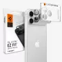 Spigen Optik Pro GLAS.tR EZ FIT Kameraobjektivschutz für iPhone 18 Pro – Silber