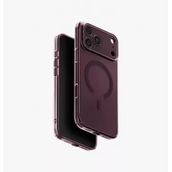 UNIQ Airsuit MagClick Ladehülle für iPhone 18 Pro Max / 17 Pro Max – Burgunderrot