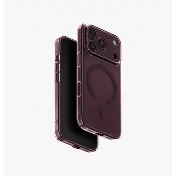 UNIQ Hybrid Hülle für iPhone 18 Pro / 17 Pro mit Magclick Charging Airsuit Transparent