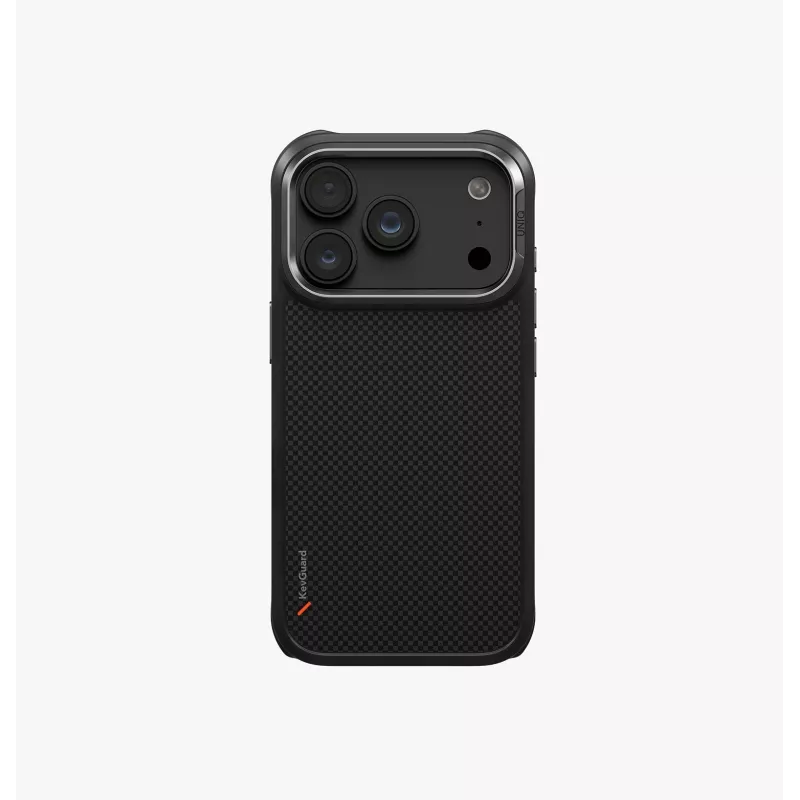UNIQ Keva MagClick Ladehülle für iPhone 18 Pro / 17 Pro, Schwarz