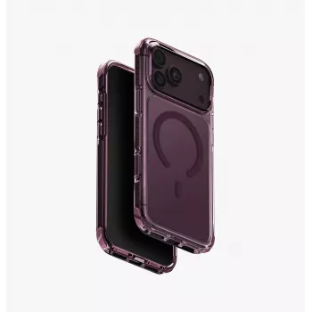 UNIQ Combat MagClick Ladehülle für iPhone 18 Pro Max / 17 Pro Max – Burgunderrot