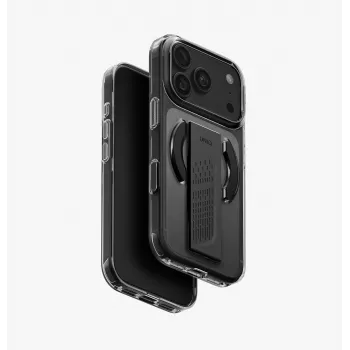 UNIQ Heldro Air Hülle für iPhone 18 Pro / 17 Pro MagClick-Laden Tinted Smoke