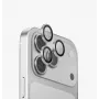 UNIQ Optix Aluguard (DX2) Kamera-Objektivschutz für iPhone 18 Pro / 18 Pro Max – Silber mit Applikator