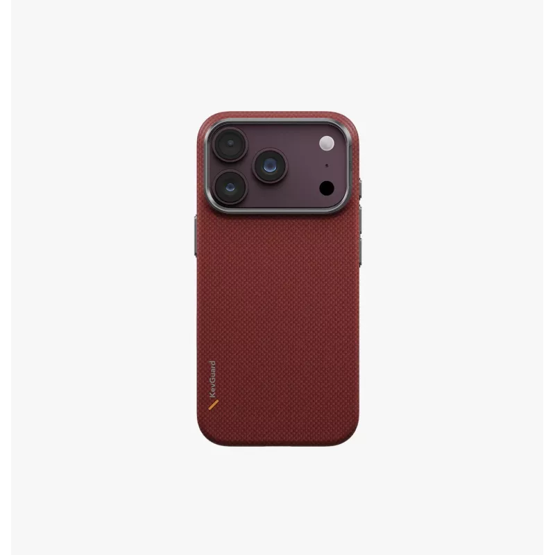 UNIQ Keva Edge MagClick Ladehülle für iPhone 18 Pro / 17 Pro - Rot