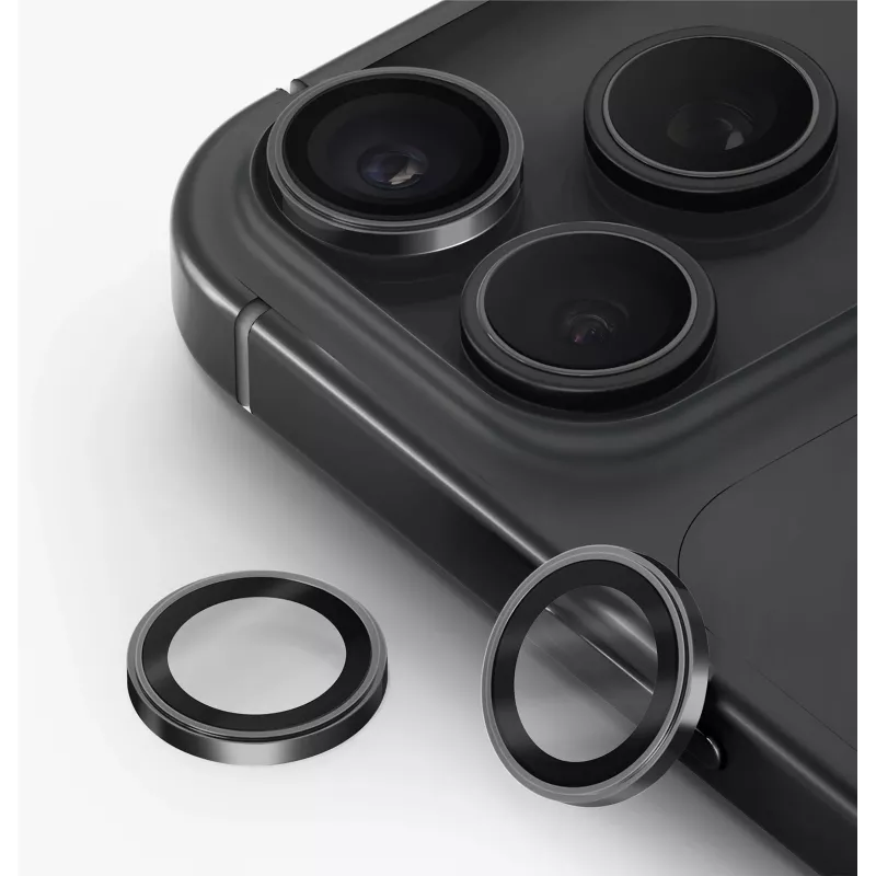 UNIQ Optix Prime Kamera-Objektivschutz für iPhone 18 Pro / iPhone 18 Pro Max – Silber mit Applikator