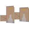 SIGEL Weihnachtskarte A6 Eisbär mit Sternschnuppe, Kraftkarton 225 g/m², für Laserdrucker und Kopierer, 1 Stück (DS084)