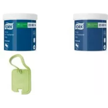 Tork Luftverbesserer-Aufhänger Apfelduft, Imprägniertes Gummi-Nachfüllpack für langanhaltenden Duft, 1 Stück (23 60 16)