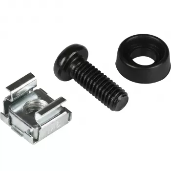 EFB ELEKTRONIK Käfigmuttern-Set 50 x M6, komplett, schwarz