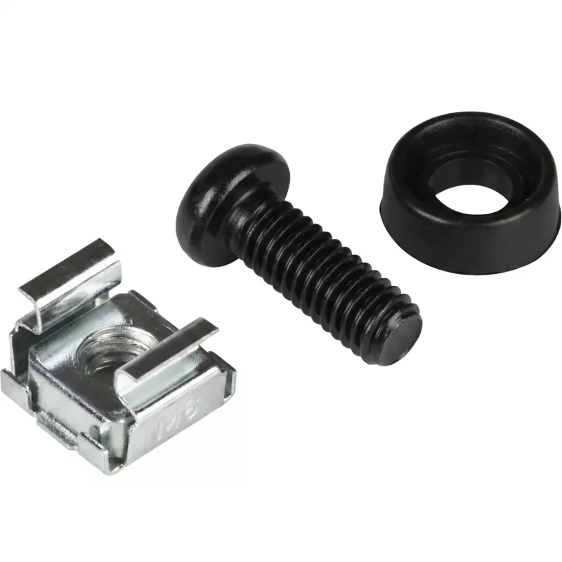 EFB ELEKTRONIK Käfigmuttern-Set 20 x M6, komplett, schwarz