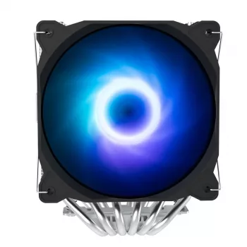 Zalman CNPS12X BP ARGB Dual-Tower CPU-Kühler, 2x120mm PWM-Lüfter, Schwarz