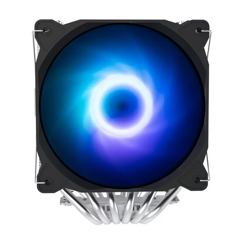Zalman CNPS12X BP ARGB Dual-Tower CPU-Kühler, 2x120mm PWM-Lüfter, Schwarz