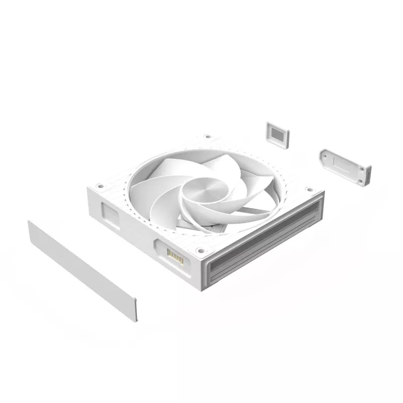 Zalman ZM-DF120R Weiß 120mm Reverse Daisy Chain ARGB PWM Lüfter