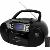 SENCOR SPT 3907B CD BT MP3 USB AUX tragbarer CD-Player mit Bluetooth und FM-Radio, Schwarz