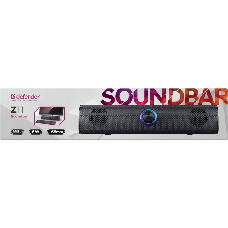Defender Z11 Soundbar 6W LED, Schwarz