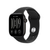 Apple Watch Series 12 GPS 42 mm Aluminiumgehäuse Schwarz mit Sportarmband Schwarz – S/M