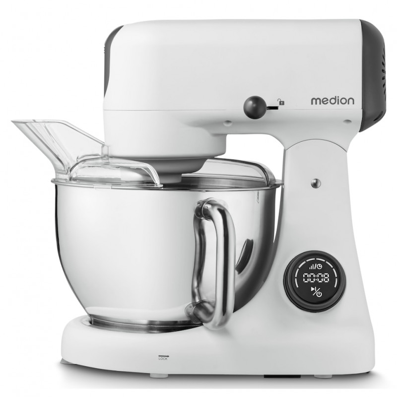 Medion MD12600 Digitale Küchenmaschine, 4,6 L, Weiß