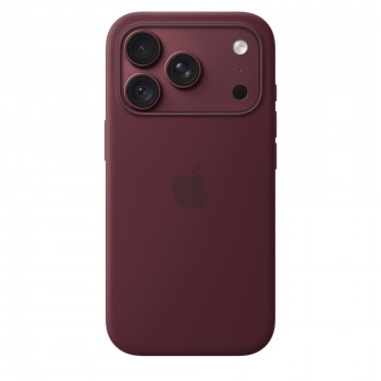 Apple iPhone 18 Pro Silicone Case mit MagSafe – Burgund