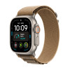 Apple Watch Ultra 4 GPS + Cellular 49mm Titan-Gehäuse Natural mit Desert Alpine Loop - L
