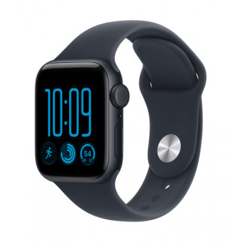 Apple Watch SE 3 GPS + Cellular 40mm Mitternachts Aluminium Gehäuse mit Navy Blue Sport Band - M/L