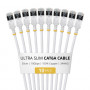 StarTech Slim Cat6a U/FTP Patchkabel RJ45, 0,3 m, 10er-Pack