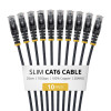 StarTech Slim Cat6 U/UTP Patchkabel RJ45, 0,25 m, Schwarz, 10er-Pack