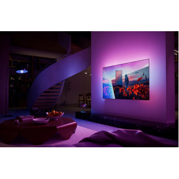 Philips 65OLED811 65 inch (164 cm) 4K UHD OLED Smart-TV mit Ambilight, Titan OS