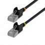 StarTech Slim Cat6a U/FTP Patchkabel RJ45, 4 m, Schwarz