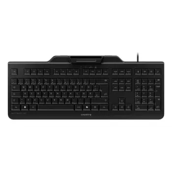 Cherry SMART BOARD 1150 Kabelgebundene Tastatur mit Smartcard-Leser, USB, Deutsches Layout (QWERTZ), Schwarz