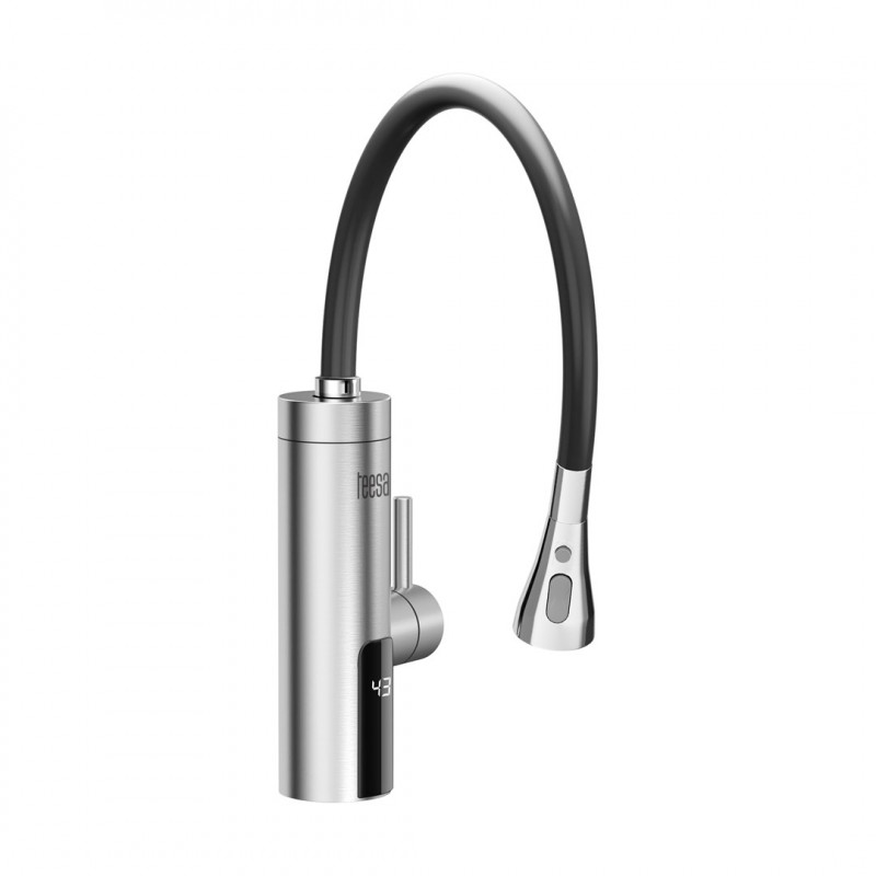 Teesa TSA4107 Durchlauferhitzer Küchenarmatur mit flexiblem Auslauf, Metall