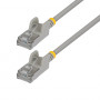 StarTech Slim Cat6a U/FTP Patchkabel RJ45, 0,3 m, Grau