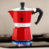 Bialetti Candyland Moka Express 3TZ Handkaffeemaschine, 150 ml, Rot