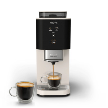 Krups SA4001E0 Vollautomatische Espressomaschine, Elfenbein
