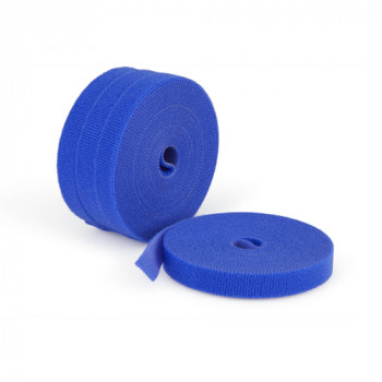 StarTech.com Klettverschluss-Kabelbinderrolle, 4,6 m x 12,7 mm, Blau, 4er-Pack