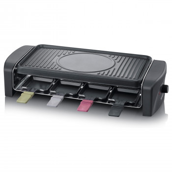 Severin Raclette Grill (RG 9646), Schwarz, 1400 W
