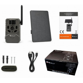 Orllo Huntercam 6 SIM 4G Wildkamera mit Solarpanel