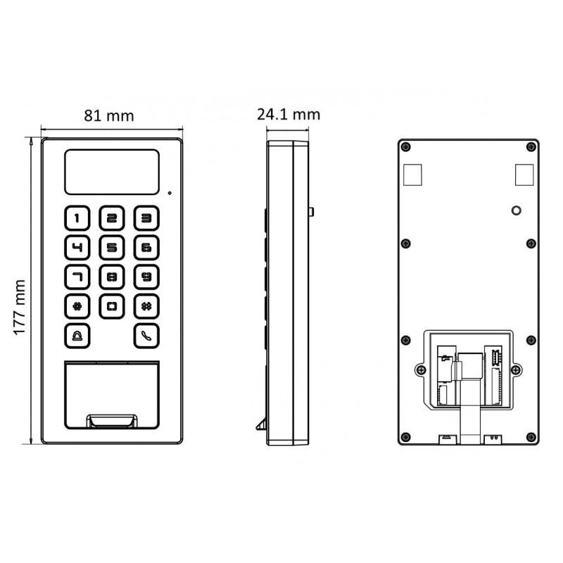Hikvision Zutrittskontrollterminal DS-K1T502DBFWX-C
