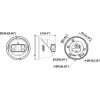 Hikvision DS-2CD2383G2P-LISU/SL 8 MP Panorama-Dome-IP-Kamera, 180°, Schwarz