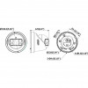 Hikvision DS-2CD2383G2P-LISU/SL 8 MP Panorama-Dome-IP-Kamera, 180°, Schwarz